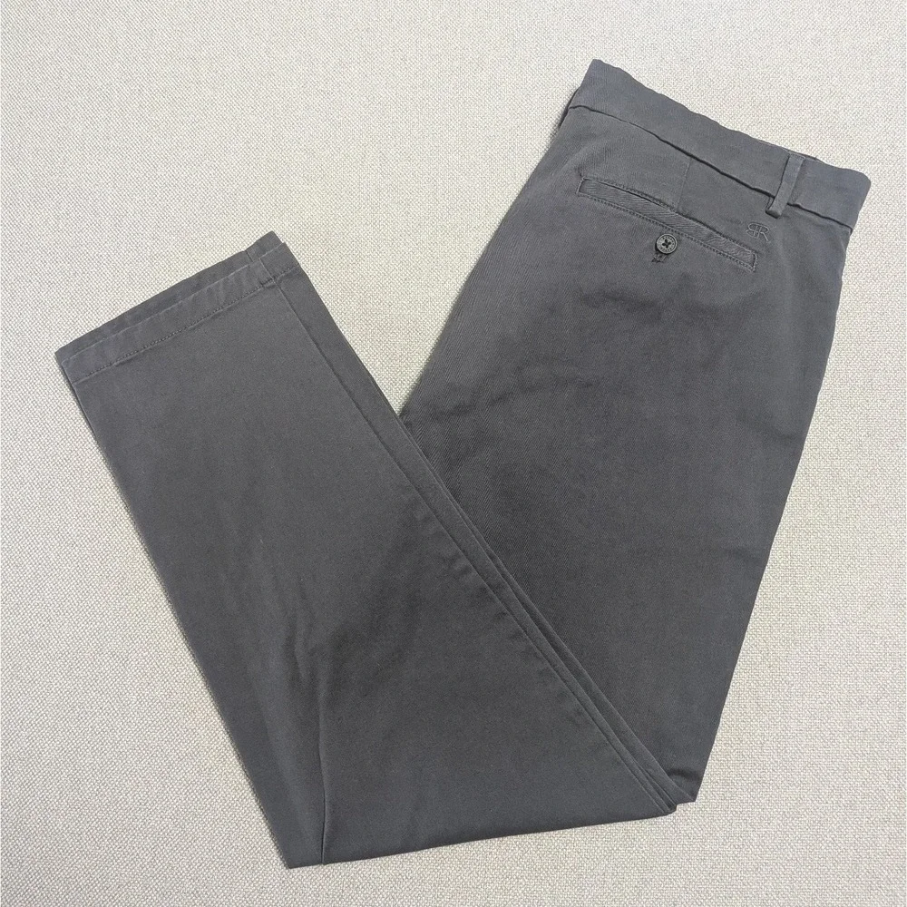 Banana Republic Pants Men's 38x30 Dark Gray Cotton Stretch Chinos